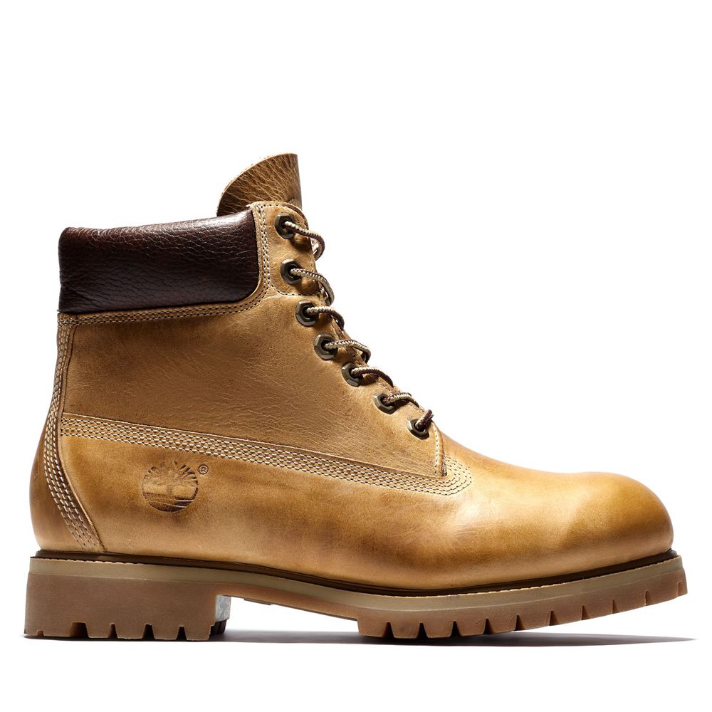 Bocanci 6-Inch Timberland Barbati Maro - Heritage Waterproof - Romania - OAQTFW706